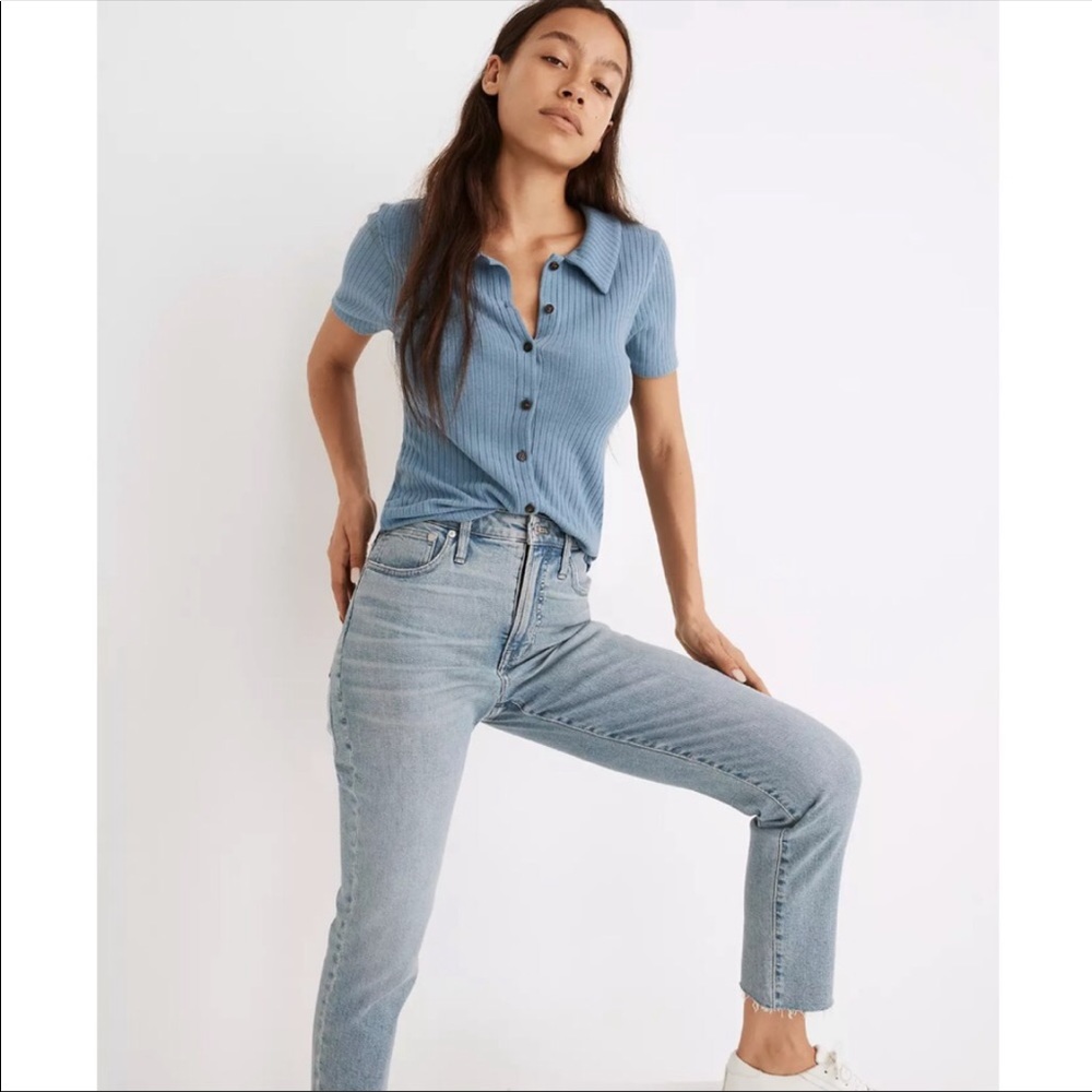 Madewell The Curvy Perfect Vintage Jean in Ellicott Wash